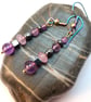 Amethyst And Hematite Earrings - Handmade In Devon - Image 4