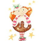 Christmas Pudding Costume Cross stitch Digital Download PDF Chart