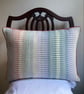 Rosanna cushion: Pastel Pink. Handwoven in Wales - Image 9