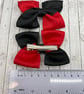 Black and Red Square Double with Bows on Clips (pair) - Image 4