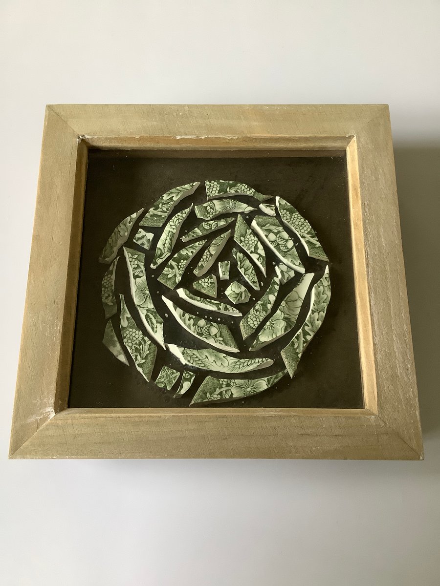 Handmade Ceramic Framed Picture, Eco Friendly Gifts, One of a Kind.