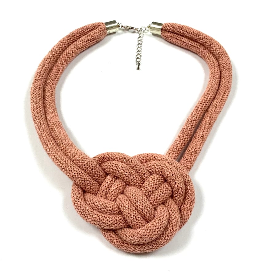 Textile Woven Necklace