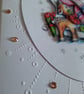 Christmas card. Snowman and reindeer Christmas card. Ref 240 - Image 3