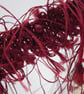 1m Beaded Wine Red Fuzzy Trim - Image 2