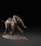 Foundry Bronze Playing Baby Elephant Animal Statue Small Bronze Metal Sculpture  - Image 5