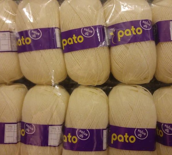 Pato Yarn - Cream - 10x100g