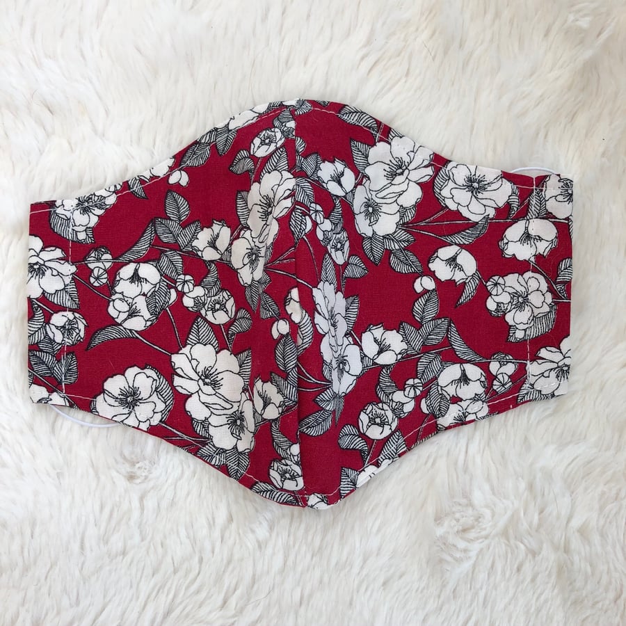 Handmade 100% Cotton Face Masks.Washable,Breathable and Reusable.Made in the U.K