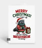 Funny Christmas Card For Him Or Her - Grumpy Pigeon