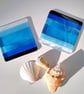 Tide fused glass coasters  - Image 2