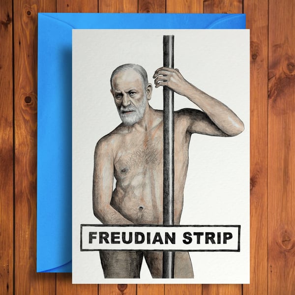 Freudian Strip - Funny Birthday Card