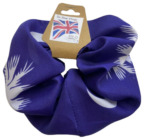 South Carolina USA State America Flag Hair Scrunchie Scrunchies Accessory Band 