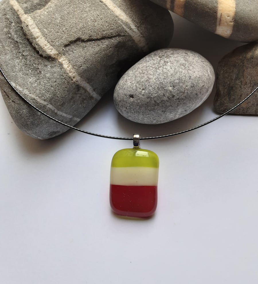 Fused Glass Pendant 