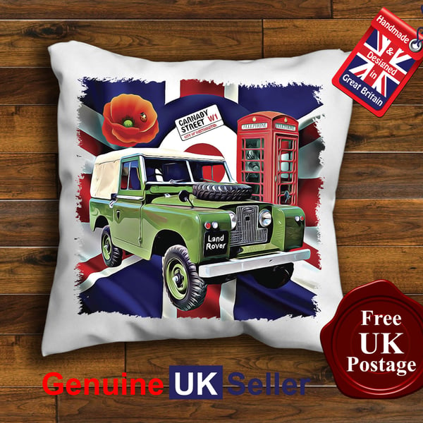 Land Rover Series 2 Cushion Cover, Choose Your Size