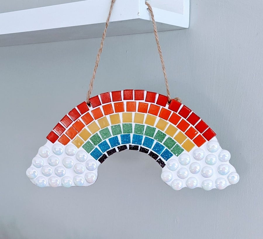 DIY Rainbow Mosaic Kit - Unleash Your Creativity with Color!