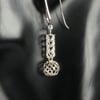 Long Sterling Silver Chainmaille Earrings