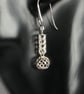 Long Sterling Silver Chainmaille Earrings