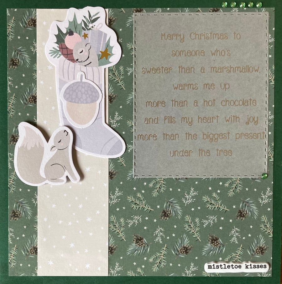 Christmas Card. Christmas Card for someone special.