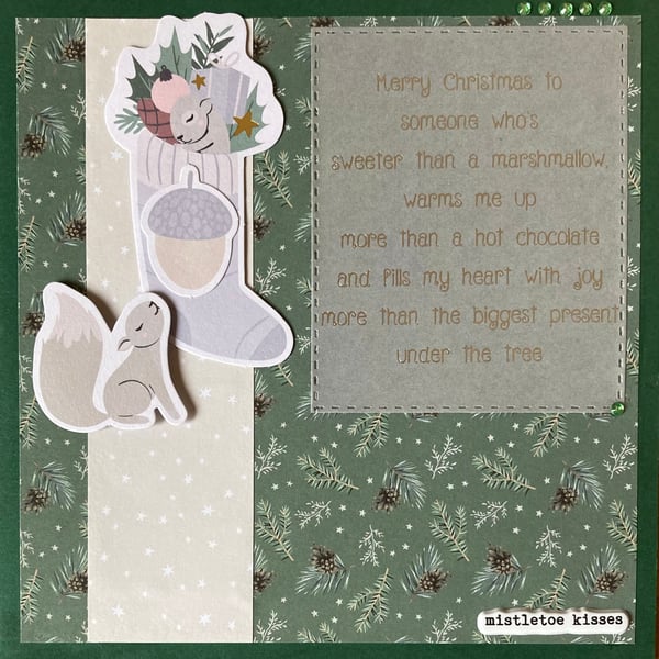 Christmas Card. Christmas Card for someone special.