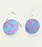 030 - Handmade Aluminium and Silver Reversible Earrings