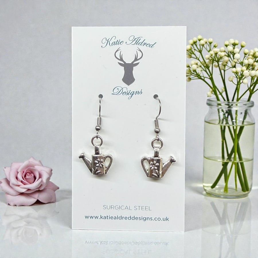 Charm Earrings - Watering Can