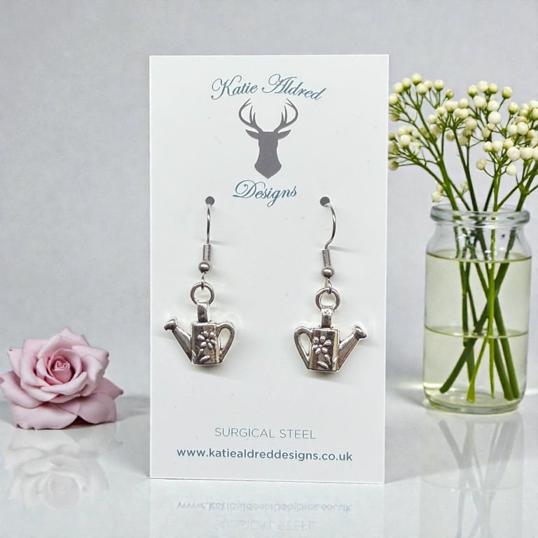 Charm Earrings - Watering Can