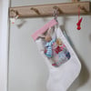 Liberty Patchwork Christmas Stocking