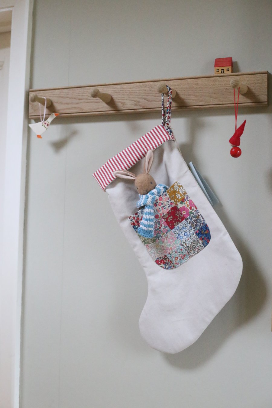 Liberty Patchwork Christmas Stocking