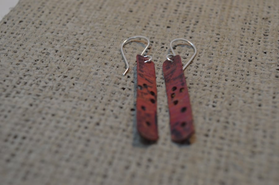 Copper Dangle Earrings