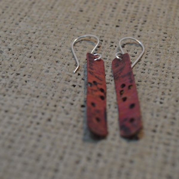 Copper Dangle Earrings