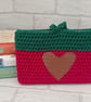 Crochet book pouch, book sleeve