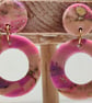 Mermaid vibes hoop dangle earrings  - Image 3