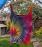Tie dye cotton vest top (M 12-14) - Image 3