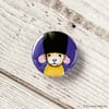 Dumbo Rat Wearing a Bearskin Hat Button Badge - 25mm