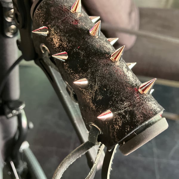 Leather Wheelchair Handle Deterrent (WHDs) - Keep Unwanted Hands OFF Your Wheels