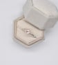 Bi Colour Tourmaline Gold and Silver Ring Handmade - Image 3