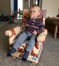 Kids Safari Animals Chair Children's Jungle Chair Lions Zebra Boys Girls Nursery - Image 4