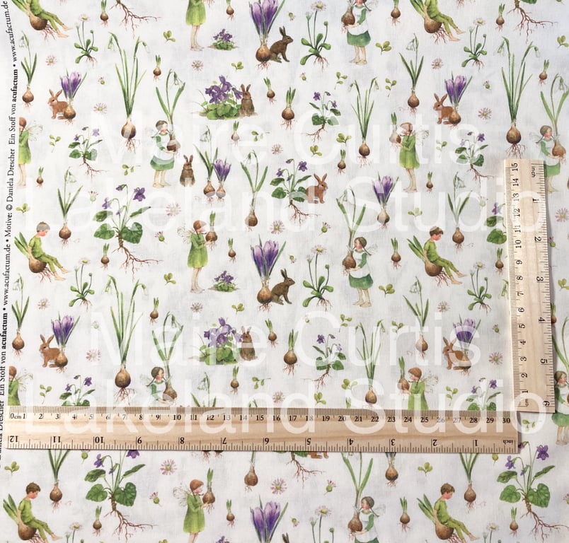 Spring Fairy cotton quilt fabric from quarter metre
