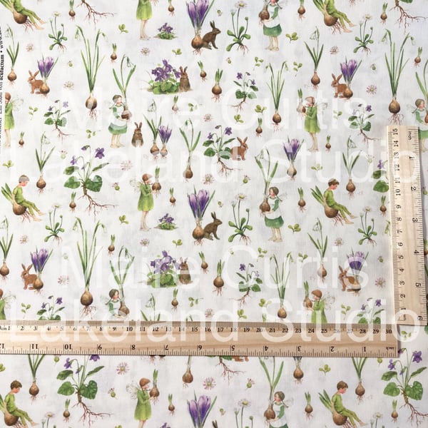 Spring Fairy cotton quilt fabric from quarter metre
