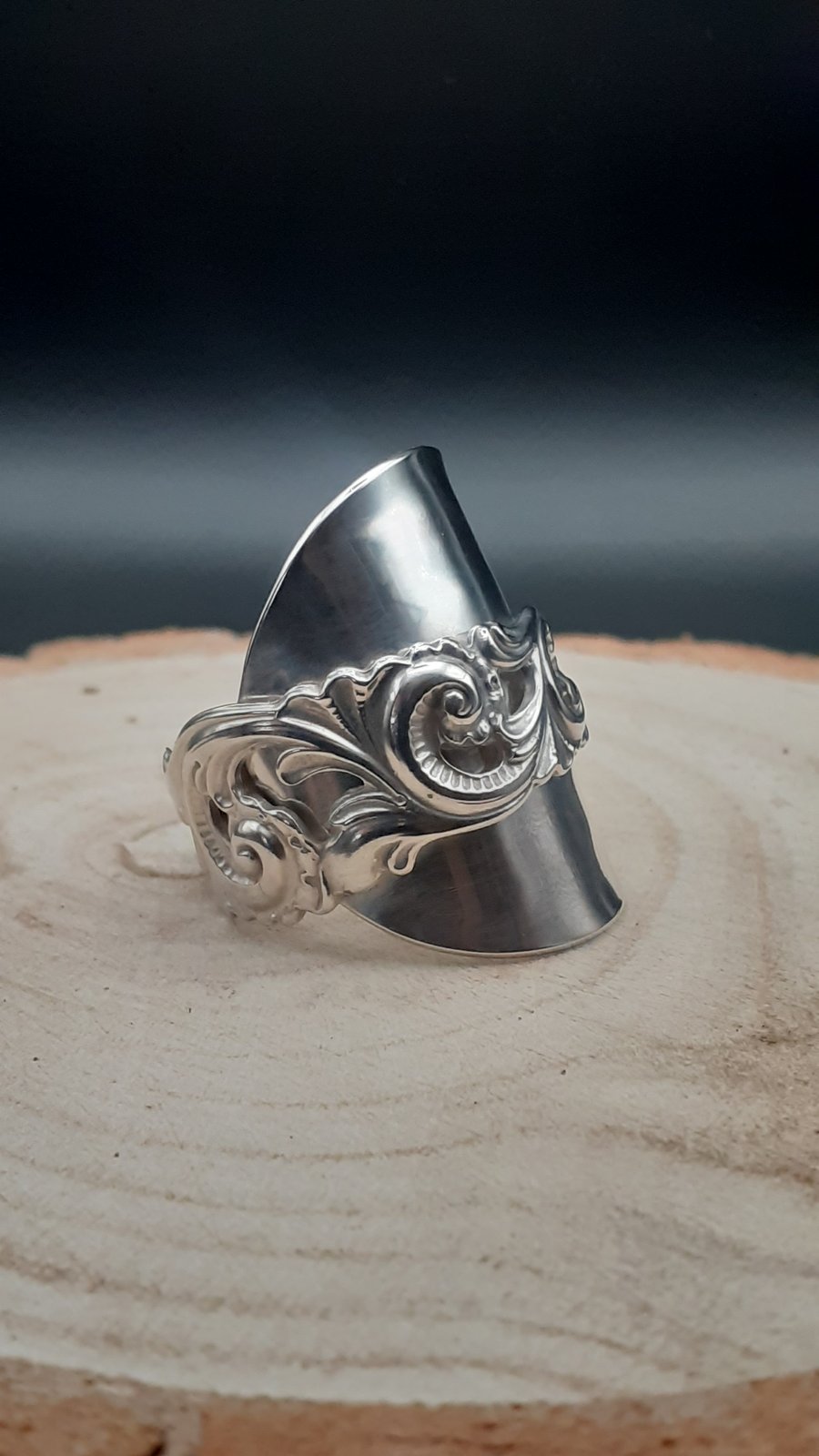 Norwegian Tele Silver 830s Spoon ring Sizes from S