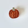 'Glitter Pumpkin' - Handmade Brooch