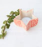 Candle holder - pink star - Image 1