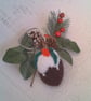 Set of 5 Christmas Tree Decorations, Christmas, Knitted Tree Decorations, Bauble - Image 5