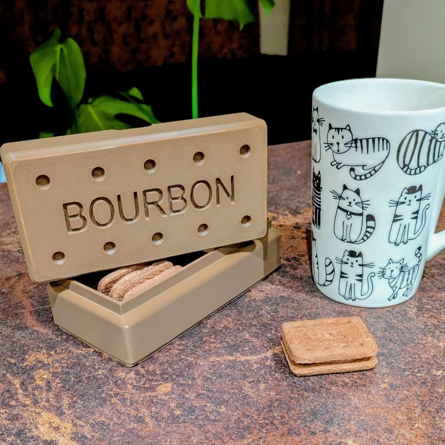 Bourbon Biscuit Trinket Box – 3D Printed Novelty Storage Box