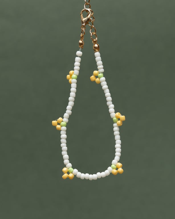 Beaded Lemon Bracelet - Smoothie Collection.