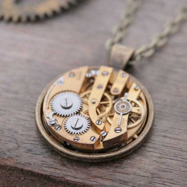 Watch Work Unisex Pendant Necklace for a Young Person