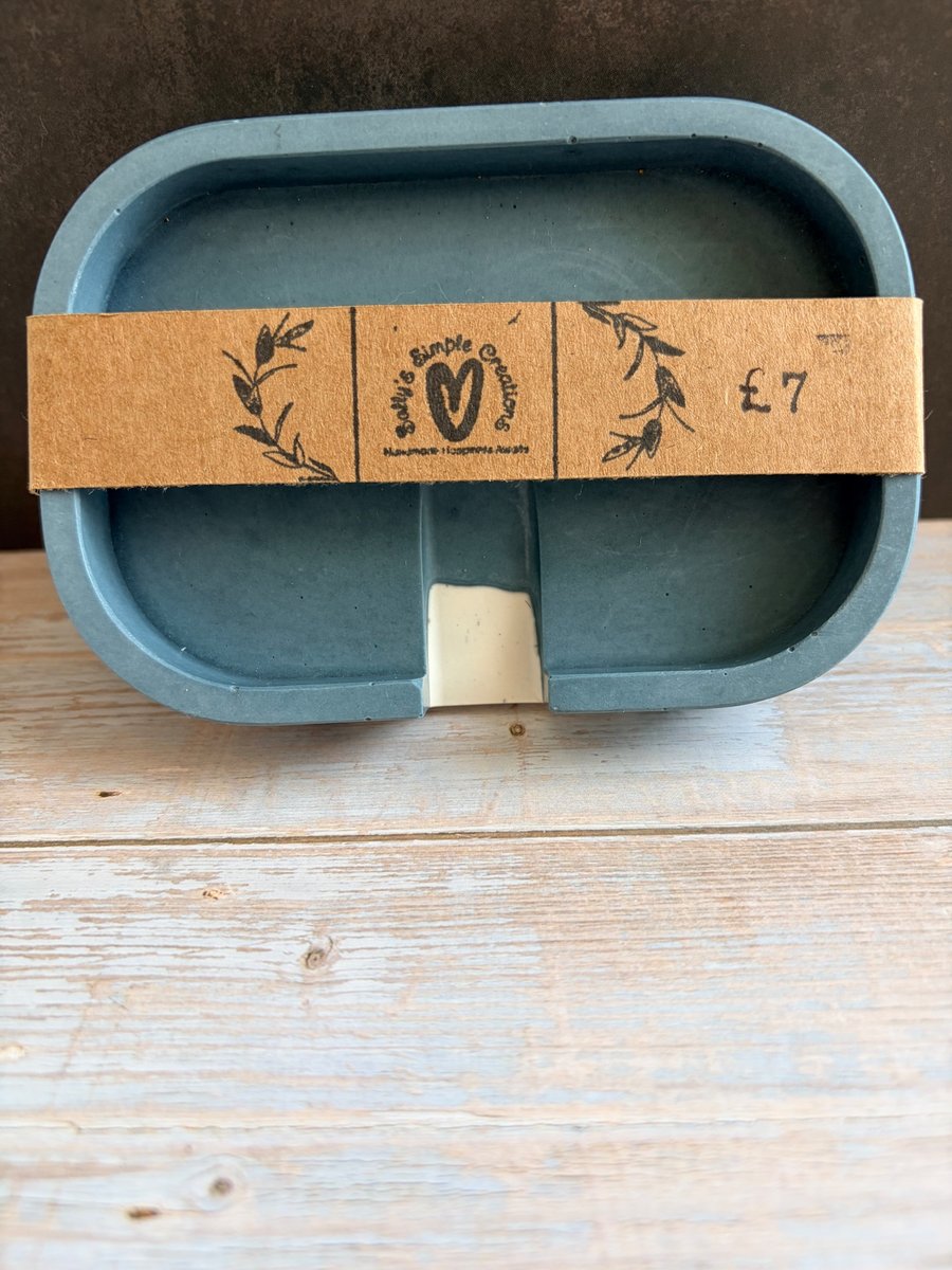 Handcrafted Jesmonite Soap Dish  Soft, Sustainable Elegance