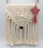 macrame maple leaf keyring - Image 5