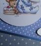 First Birthday Card - Little Boy With Cake - Image 7