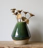 Small Green Oribe Vase - Image 1