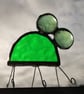 Stained Glass Bug  - greens - Image 1